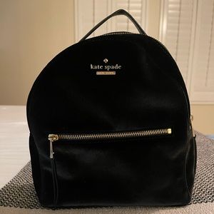 Kate Spade Velvet Sammi Backpack